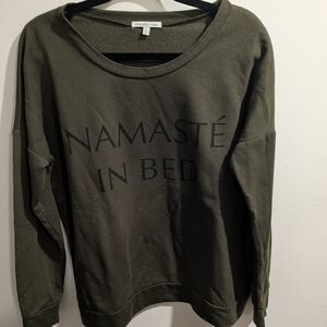Charlotte Russe Olive Green Sweatshirt